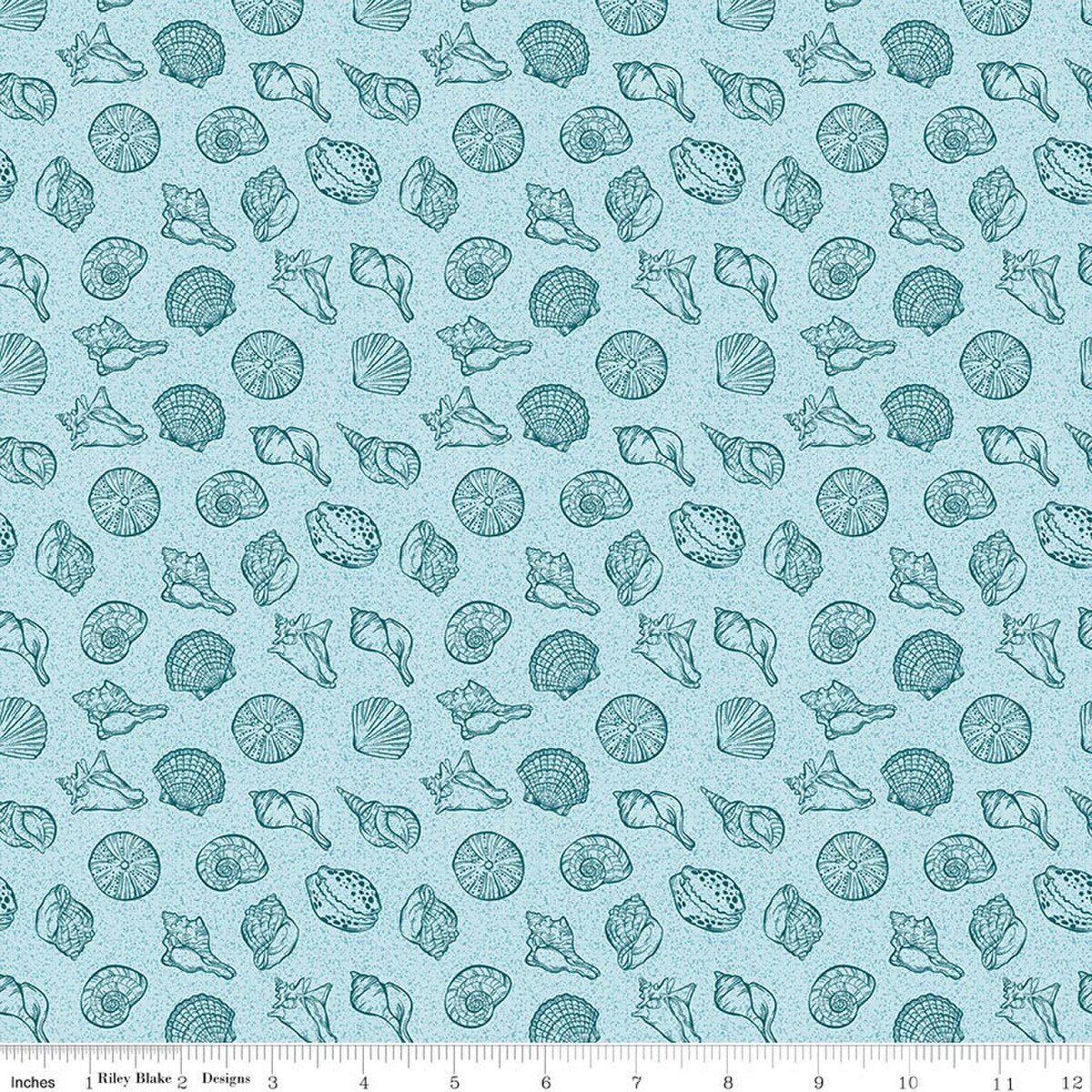 Riley Blake | Corinne Wells | Reef | Shells | Sky