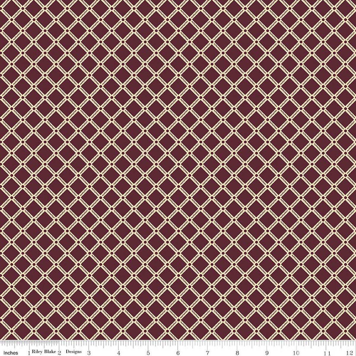 Riley Blake | Northanger Abbey | Tilney | Merlot