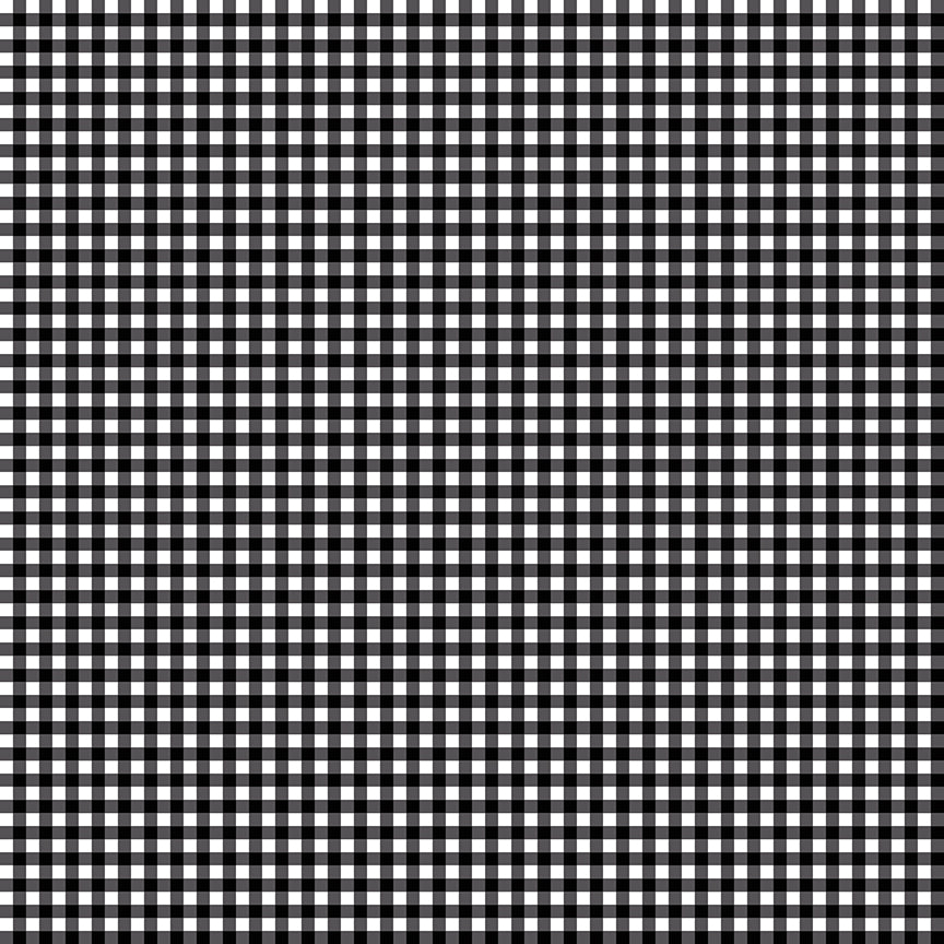 Riley Blake | Little Ladybug | Gingham | Black | C18032-BLACK