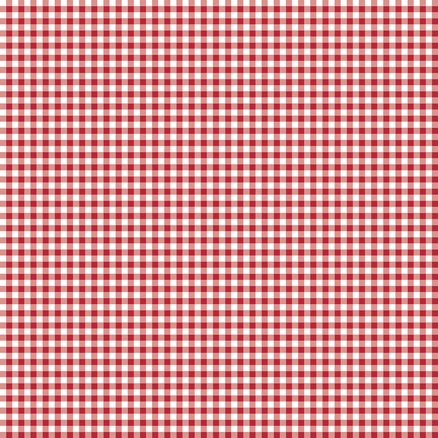 Riley Blake | Little Ladybug | Gingham | Red | C18032-RED