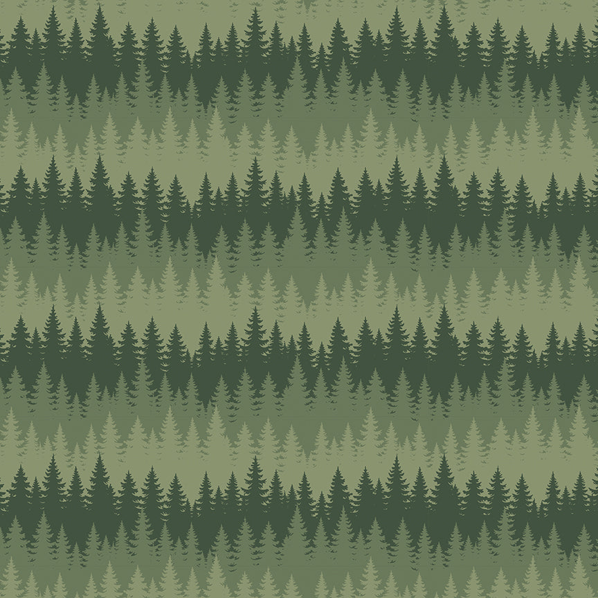 Riley Blake Designs | Keep It Green | Trees | Green | C19126-GREEN