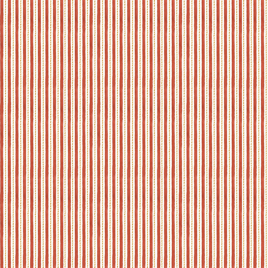 Riley Blake Designs | Santa's Fair | Stripes | Red | C19205-RED