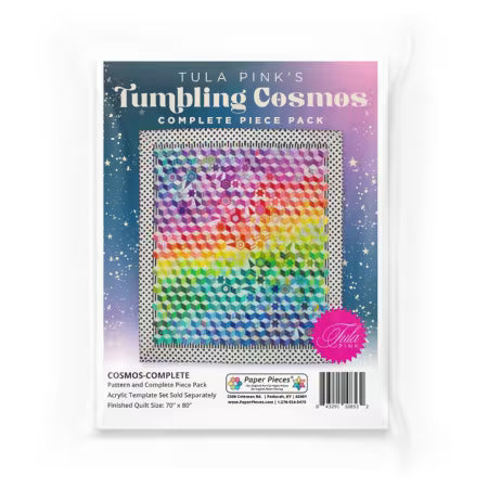 Tumbling Cosmos Pattern and Paper Pieces - Checker item COSMOS-COMPLETE
