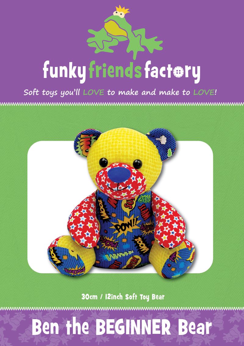 Funky Friends Factory | Pattern | Ben the Beginner Bear FF #2816