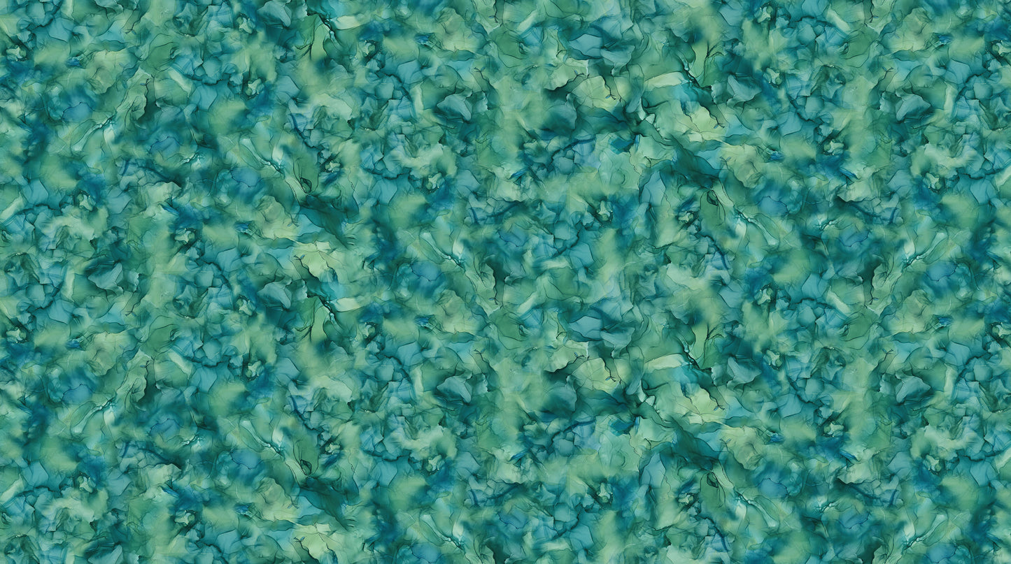 Northcott | Raven's Call | Teal Texture | DK Teal