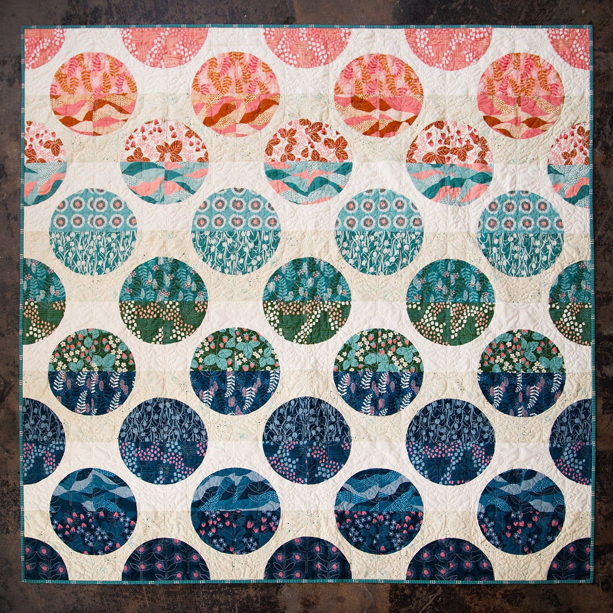 Dot Matrix Quilt Pattern by Holle Clarke Design