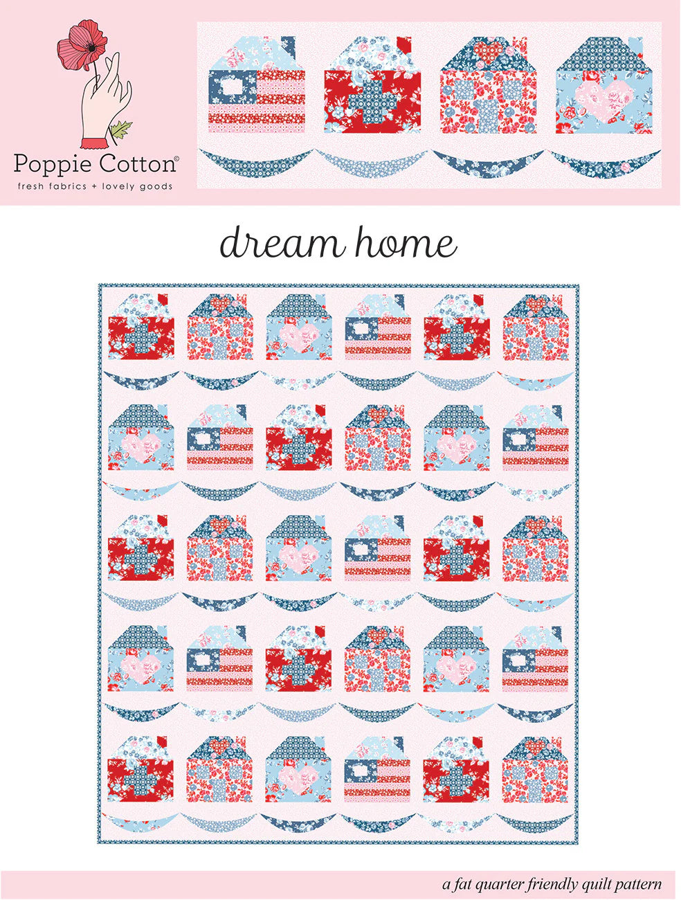 Poppie Cotton Dream Home Quilt Kit