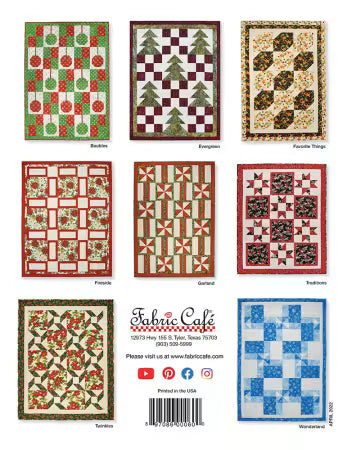 Fabric Cafe Inc | MAKE IT CHRISTMAS WITH 3 YD QUILTS | FC032241