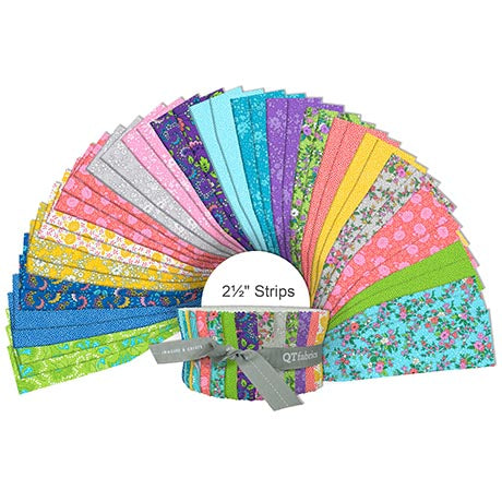 QT Fabrics | Floral Flirtation | 42 PC Jelly Roll