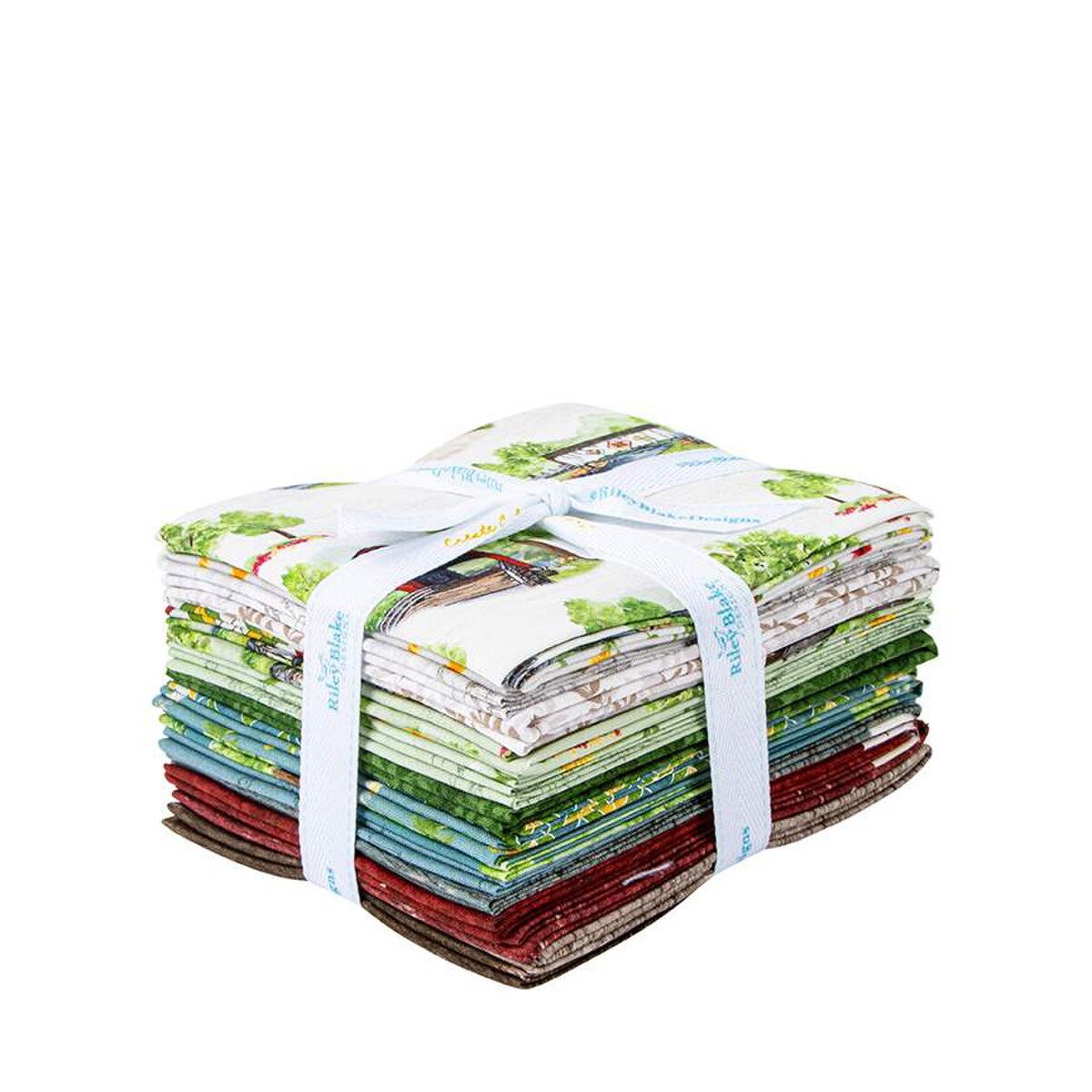 Riley Blake | Covered Bridges in Springs | Fat Quarter Bundle (18)