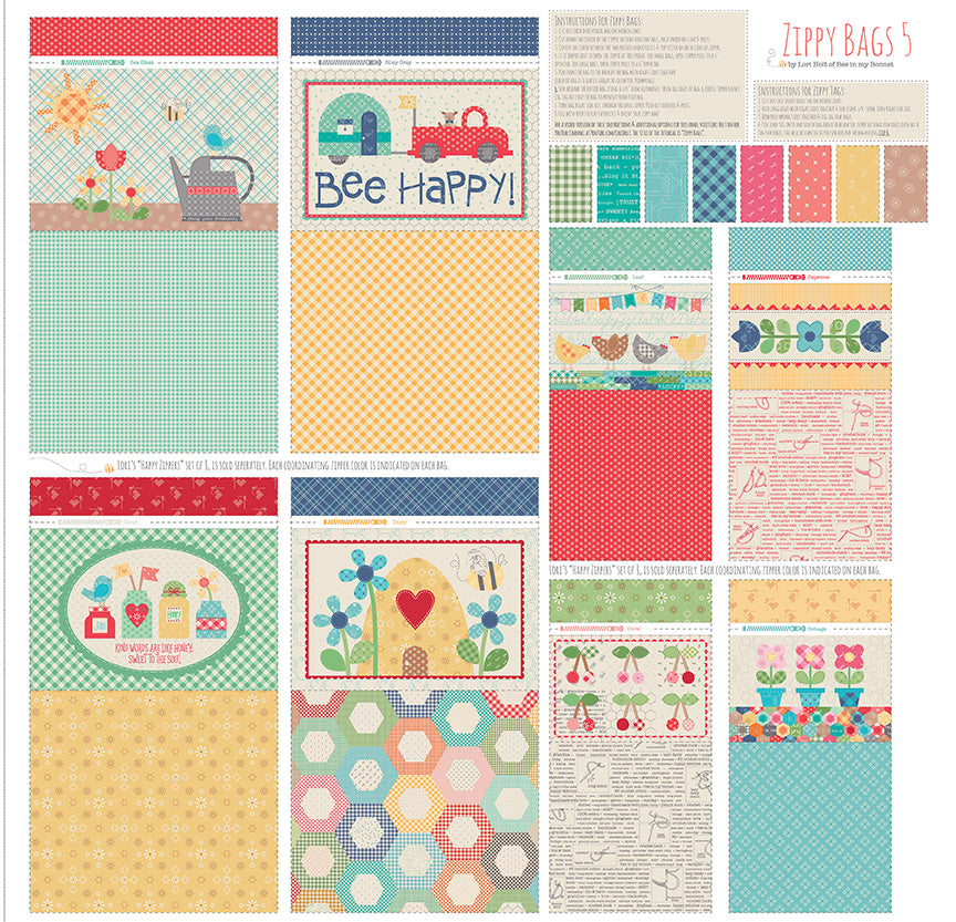 Home Décor 54" x 54" Zippy Bags 5 Panel