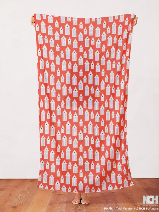 Paintbrush Studio Scandinavian Christ House Red