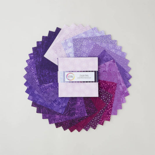I've Got Hue, Babe | Purple Rain | 42PC 5" Charm Pack