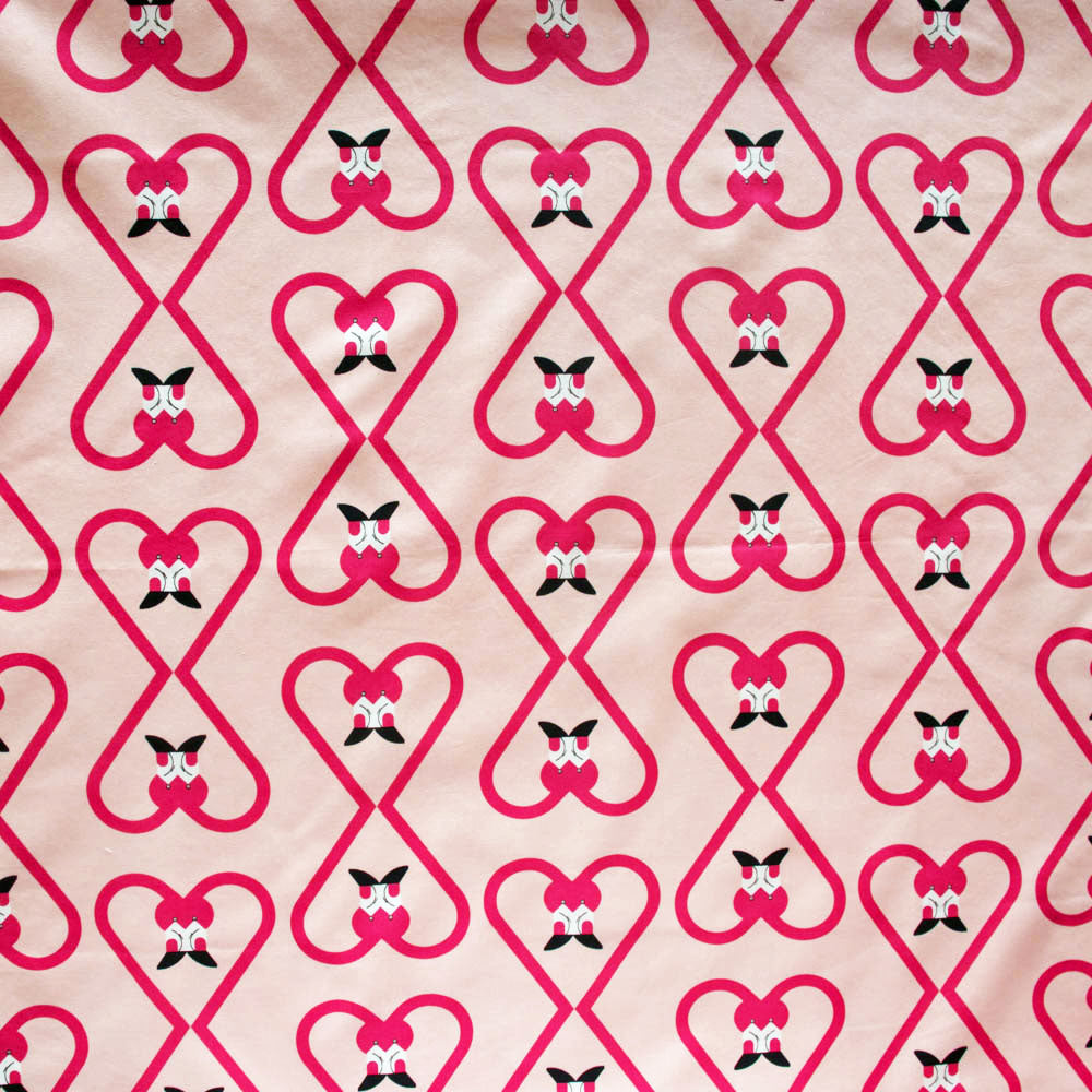 Birch Fabrics | Charley Harper | Think Pink | I Heart Flamingos