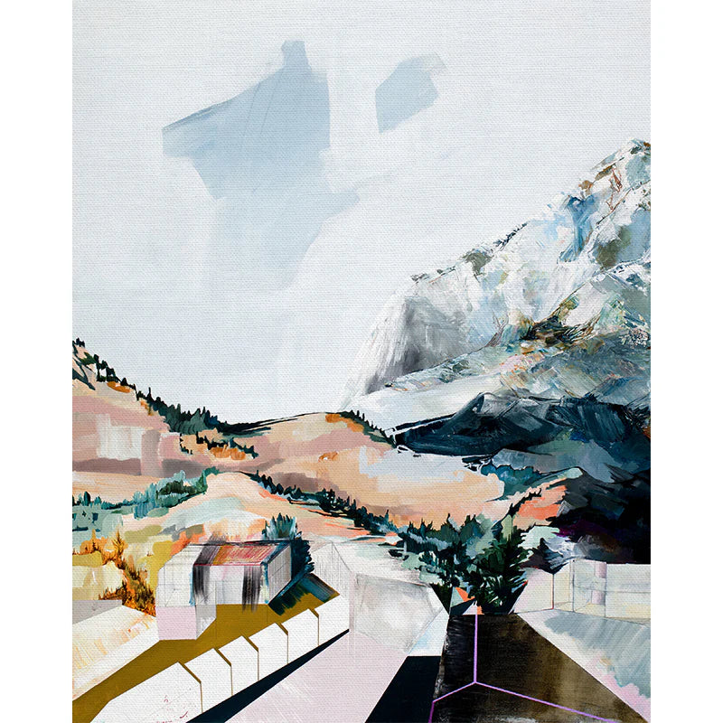 Paintbrush Studio | Modern Landscapes | Cradle | Panel