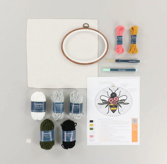 Kimberbell | Punch Needle Embroidery Kit | Bloomin Bee Kit