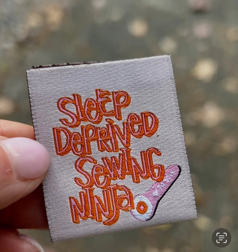 Moda | Kati Cupcake | I Sleep Deprived | Sewing Labels | 3 Pack