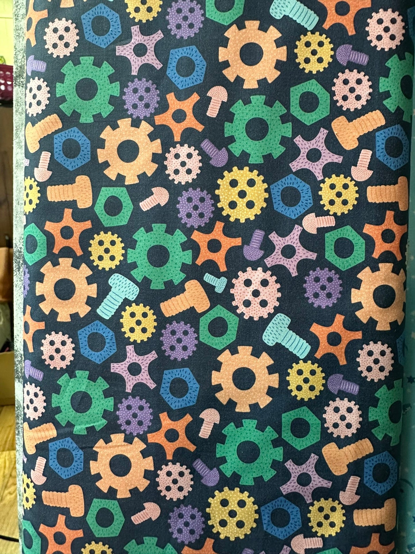 Paintbrush Studio Robots in Orbit Gears - Navy