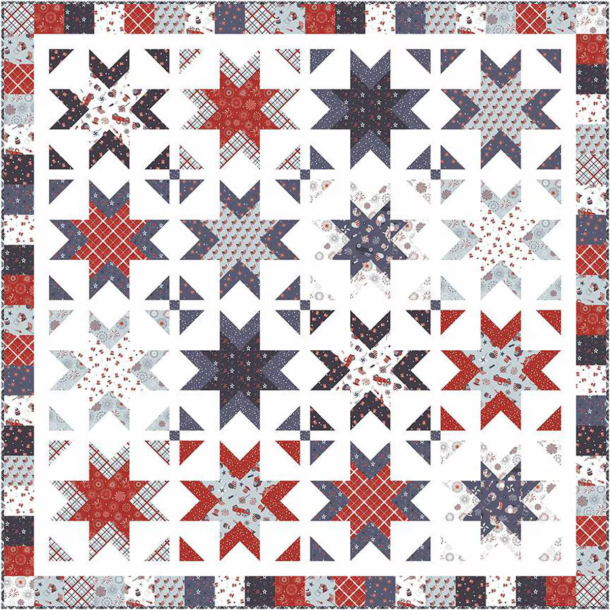 Riley Blake | Sparklers Quilt Kit | Lori Whitlock