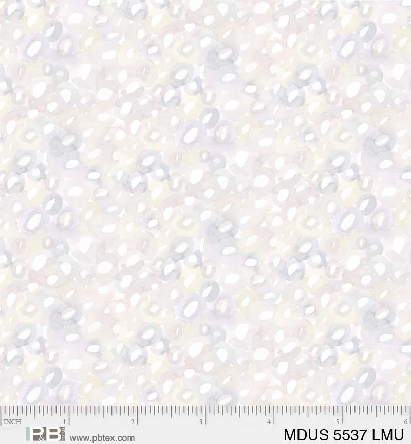 P&B Textiles | Meadow at Dusk | 5537-LMU | Swirl All Over