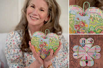 Modern Prairie Garden Collage Patchwork I Heart Sewing Kit - MPIHS