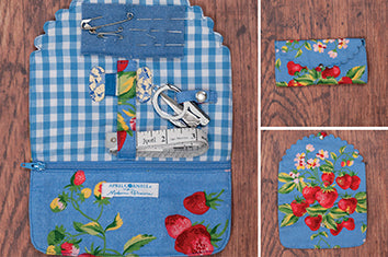 Modern Prairie Strawberry Magic Sewing Kit - MPSKSTR.Blue