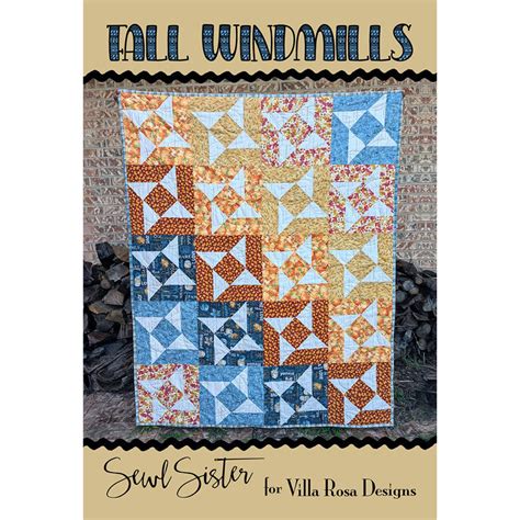 Fall Windmills Pattern Card
