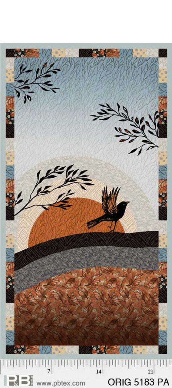 P&B Textiles | Origins - 24" Sunrise Panel | Multi