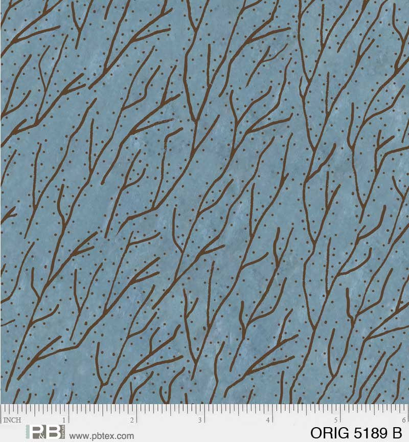 P&B Textiles | Origins - Branches | Blue