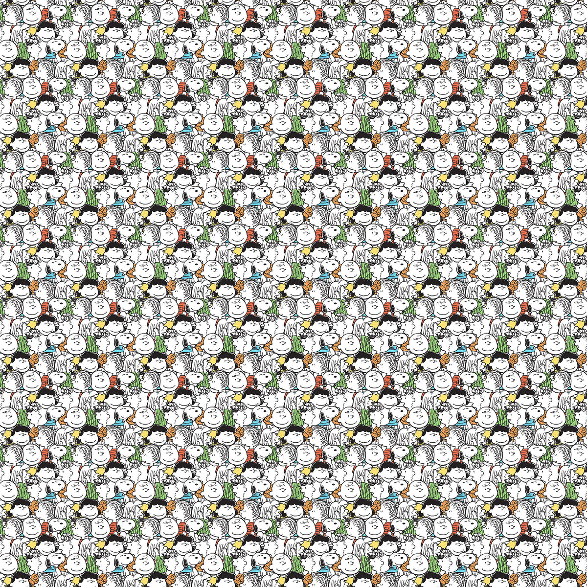 Northcott | Peanuts | Gang Packed - White Multi | P1003-10