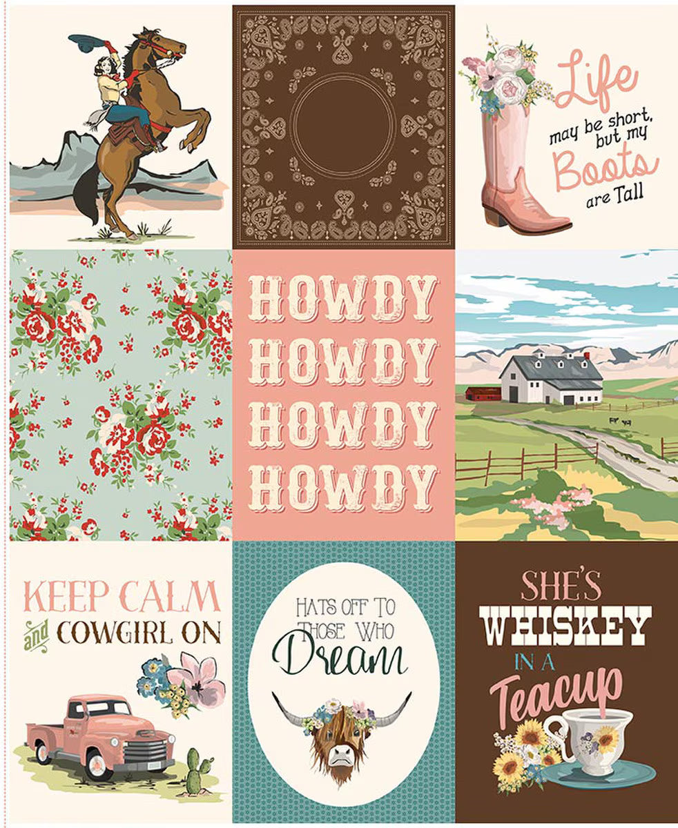 Riley Blake | Echo Park Paper Co. | Cowgirl | Panel