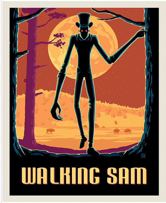 Riley Blake Designs | Legends of the National Parks | Legends of the National Parks 35 1/2" x 43 1/2" Walking Sam Panel | PD19173-PANEL