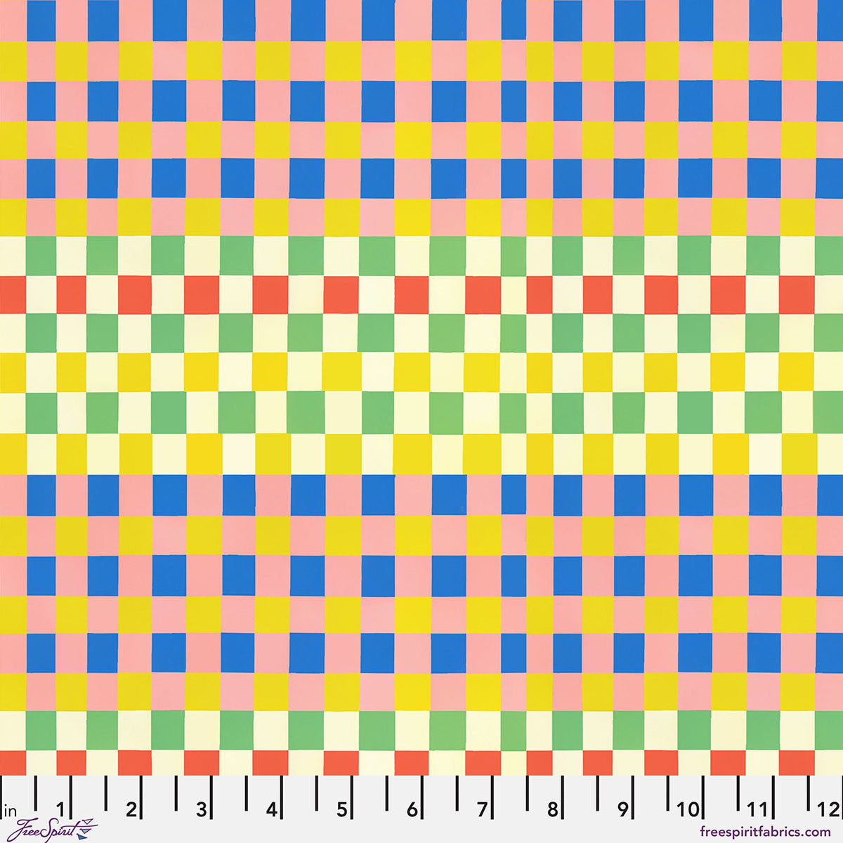 Checkered Past - Mixie Stannie & Lloyd FreeSpirit cotton fabric