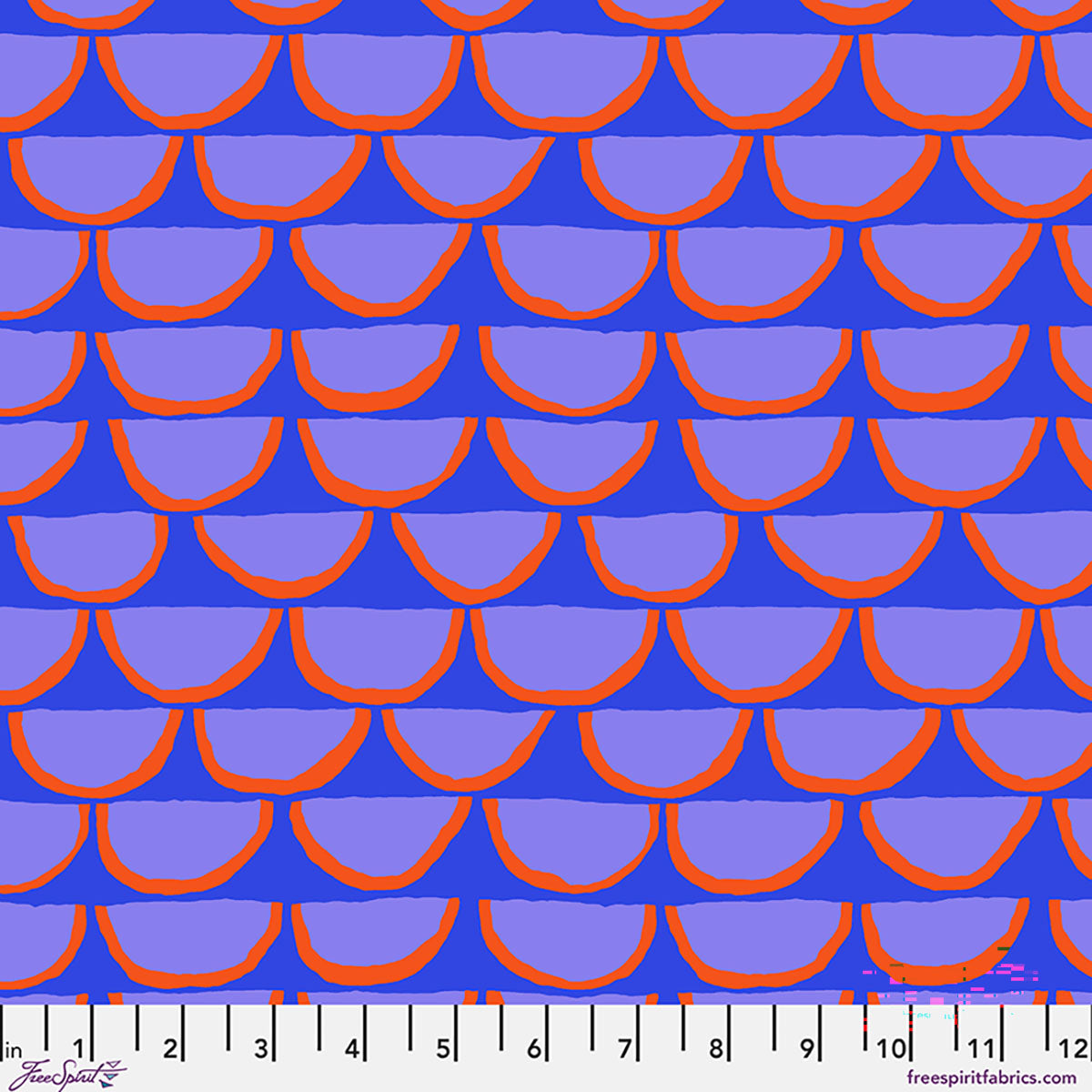 FreeSpirit | Kaffe Fassett Collective August 2026 | Segments | Blue | PWBM107.BLUE