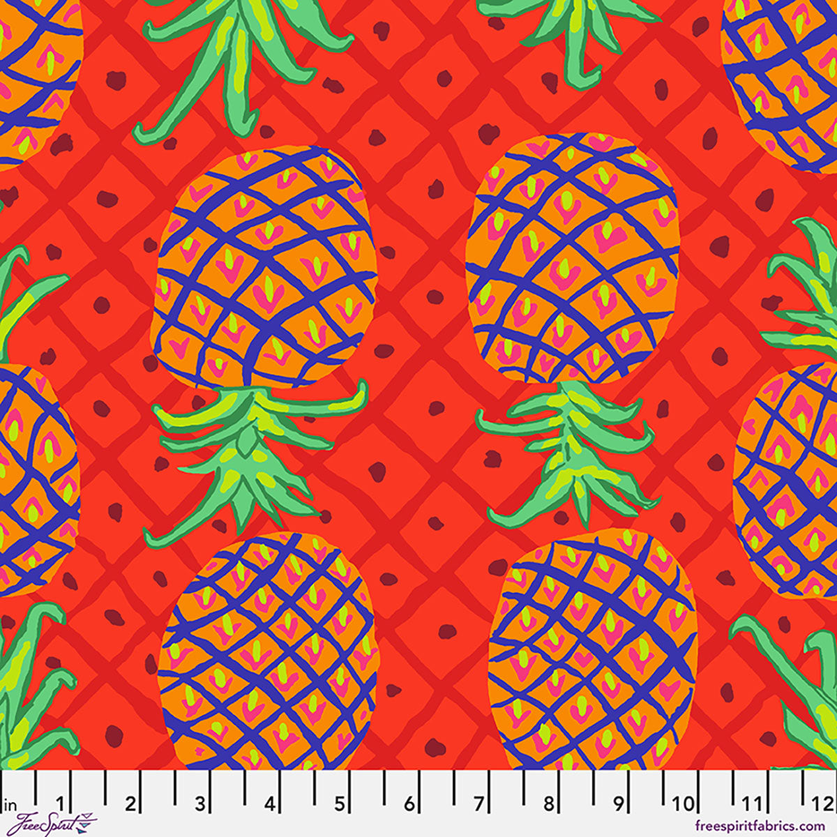 FreeSpirit | Kaffe Fassett Collective August 2026 | Upside Down | Red | PWBM108.RED