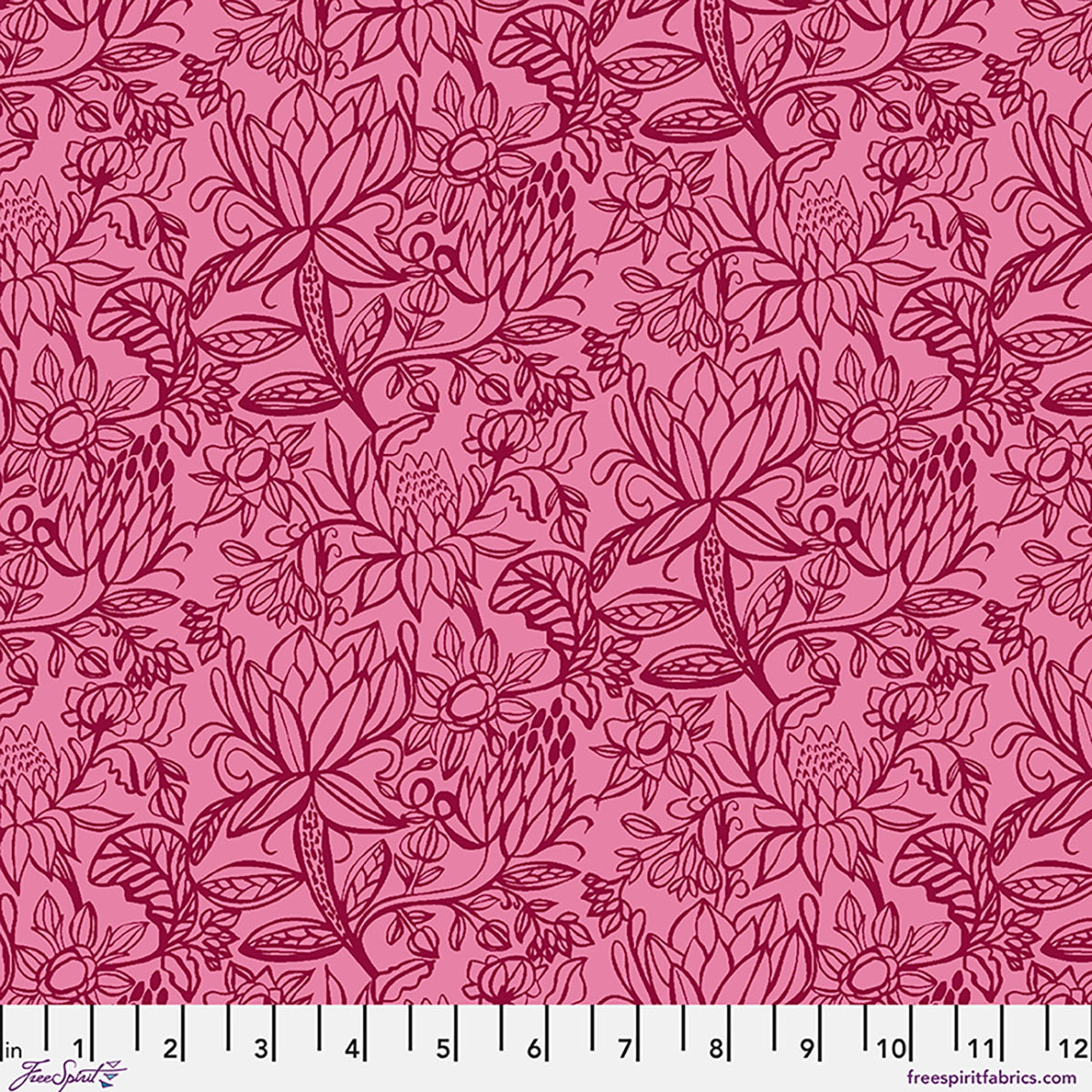 FreeSpirit | Springtime Splendour | Garden Etchings | Raspberry | PWKI018.RASPBERRY