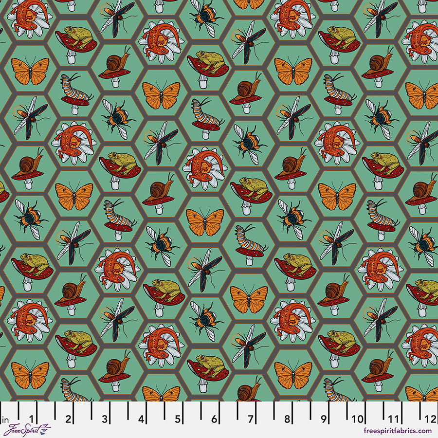 Free Spirit | Club Hauer | Grid - Mint || Garden Bed