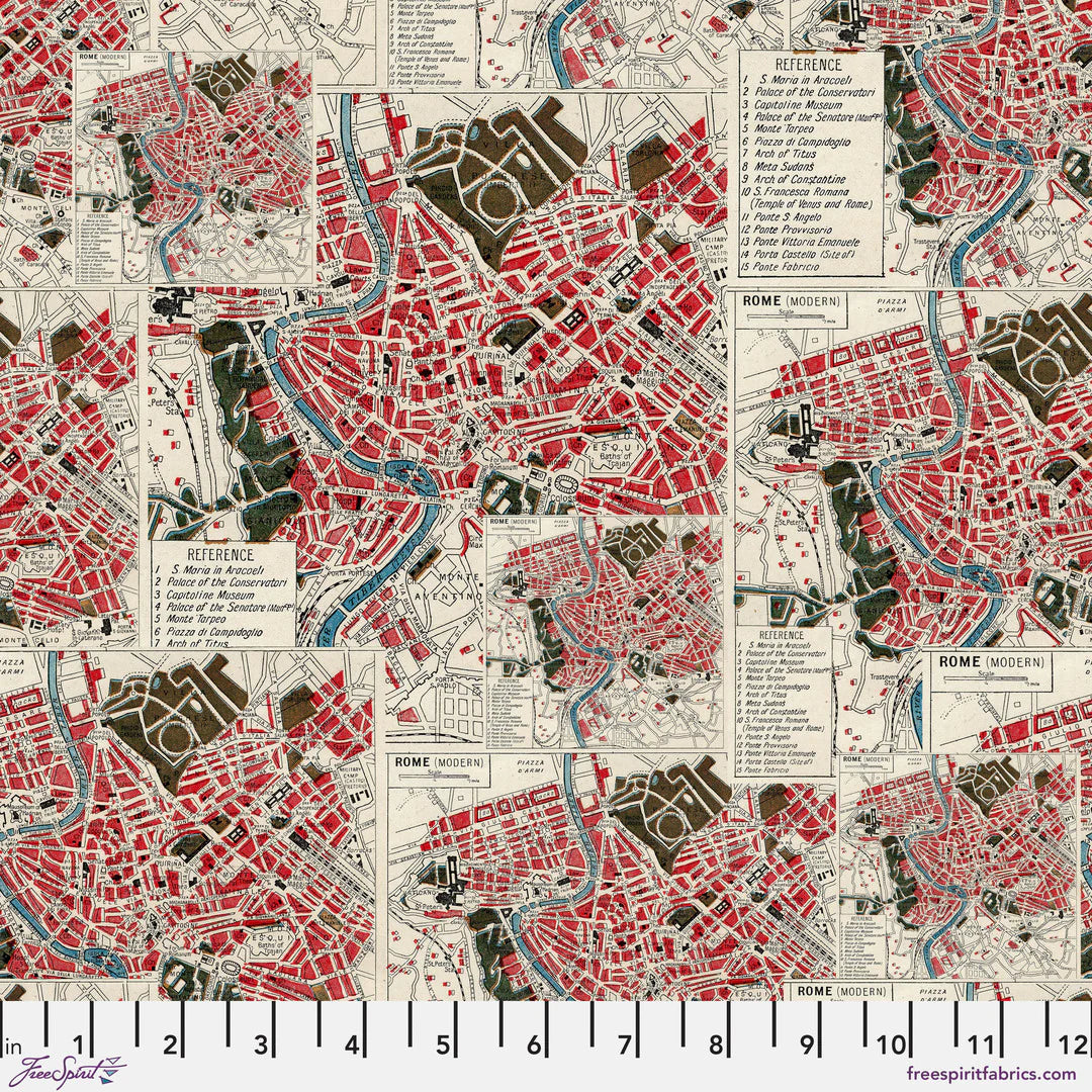 FreeSpirit | Tim Holtz | Palette Red | Red Map | Red