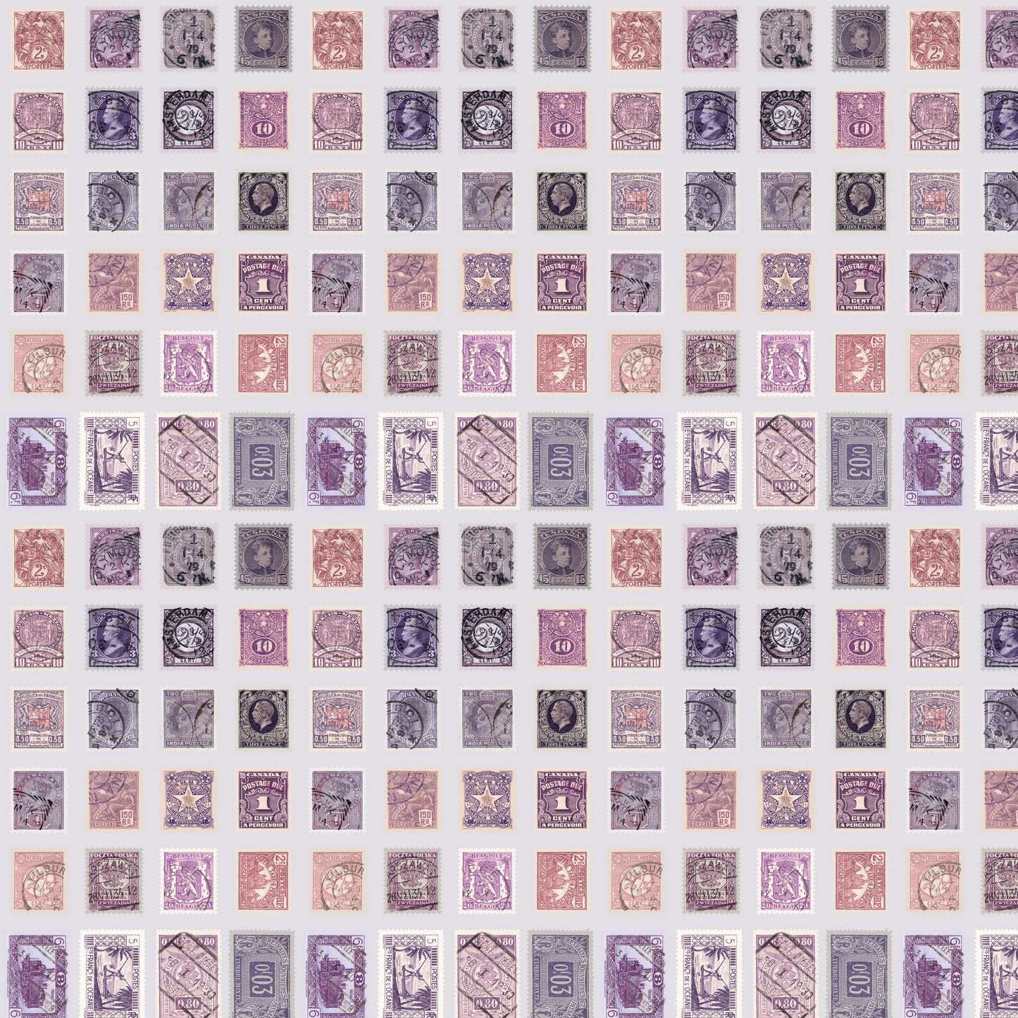 Free Spirit | Tim Holtz | Palette Purple | Stamps | Purple
