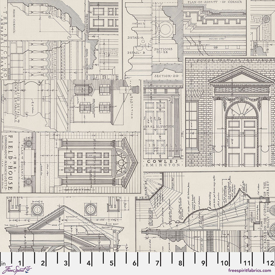 FreeSpirit | Tim Holtz | Palette Charcoal | Charcoal Schematics | Charcoal