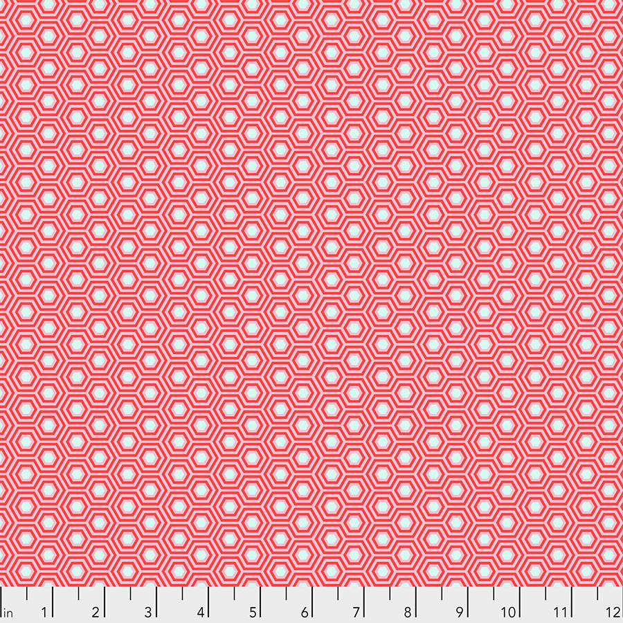 Hexy - Flamingo Tula Pink True Colors FreeSpirit fabric