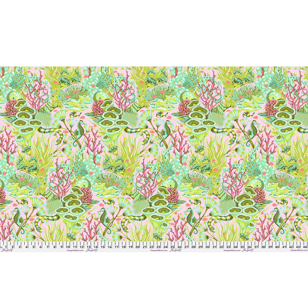 Free Spirit | Tula Pink | Floral Reef | Reef What You Sew | Coralline