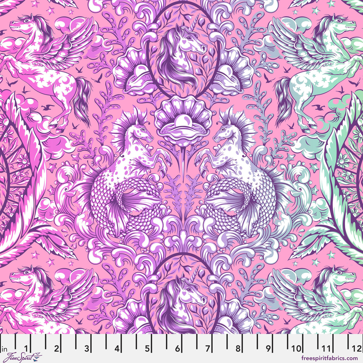 FreeSpirit Fabrics | Legendary | Pony Tales | Wildorchid | PWTP284.WILDORCHID | Tula Pink