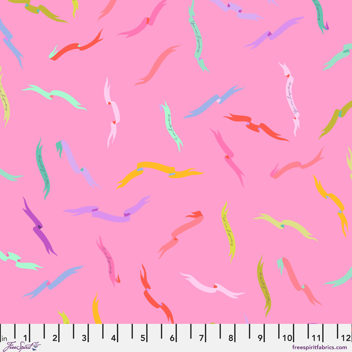 FreeSpirit Fabrics | Legendary | Gentle Reminder | Wildorchid | PWTP285.WILDORCHID | Tula Pink