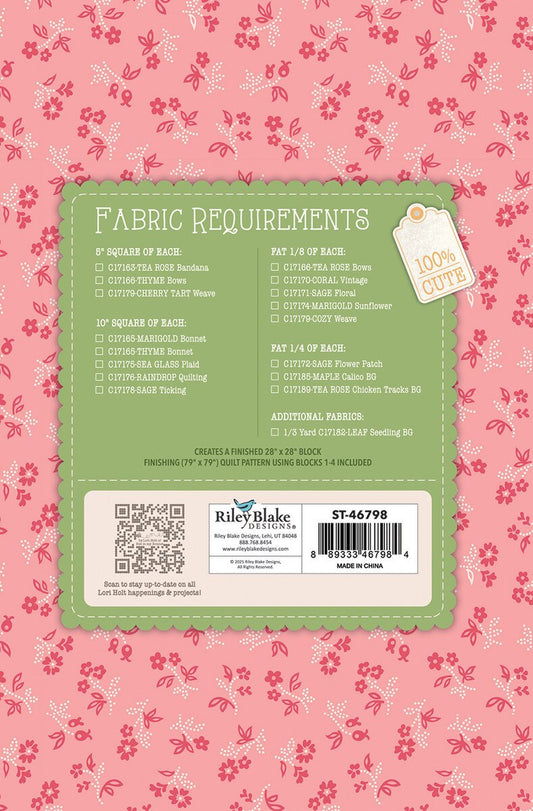 LORI HOLT FARMER'S DAUGHTER QUILT SEEDS™ PATTERN SUMMER BARN