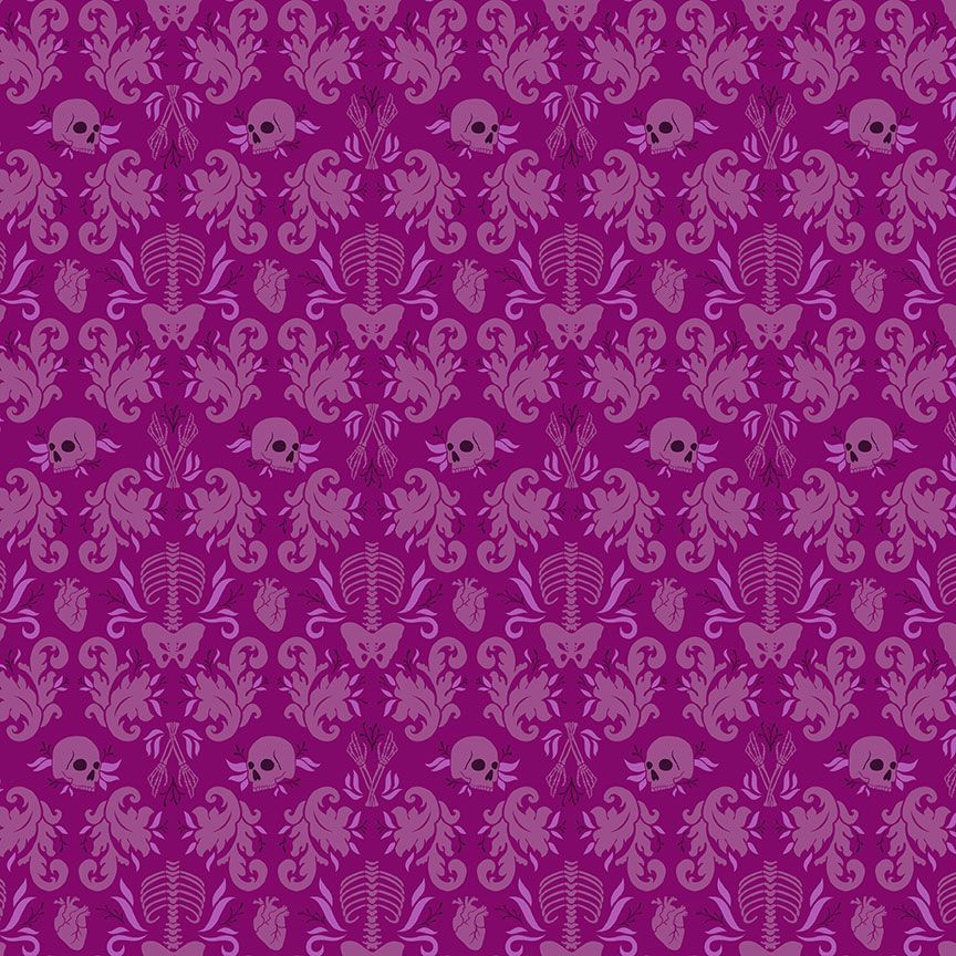 Dear Stella | Damask Fatale Redeux | Foxglove