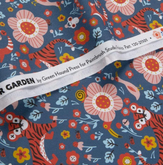 Paintbrush Studio | Tiger Garden | Royal Blue