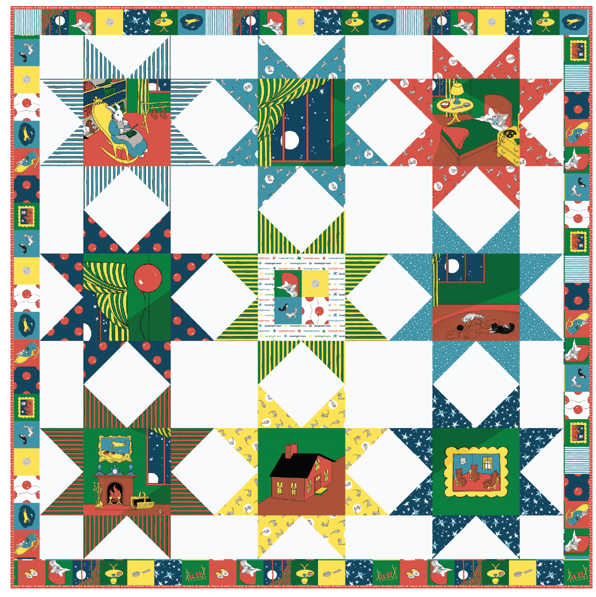 Free Pattern | Cloud 9 | Goodnight Sleepyhead Quilt | Quilt Pattern