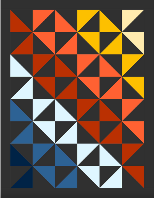 Tequila Sunrise Quilt Kit