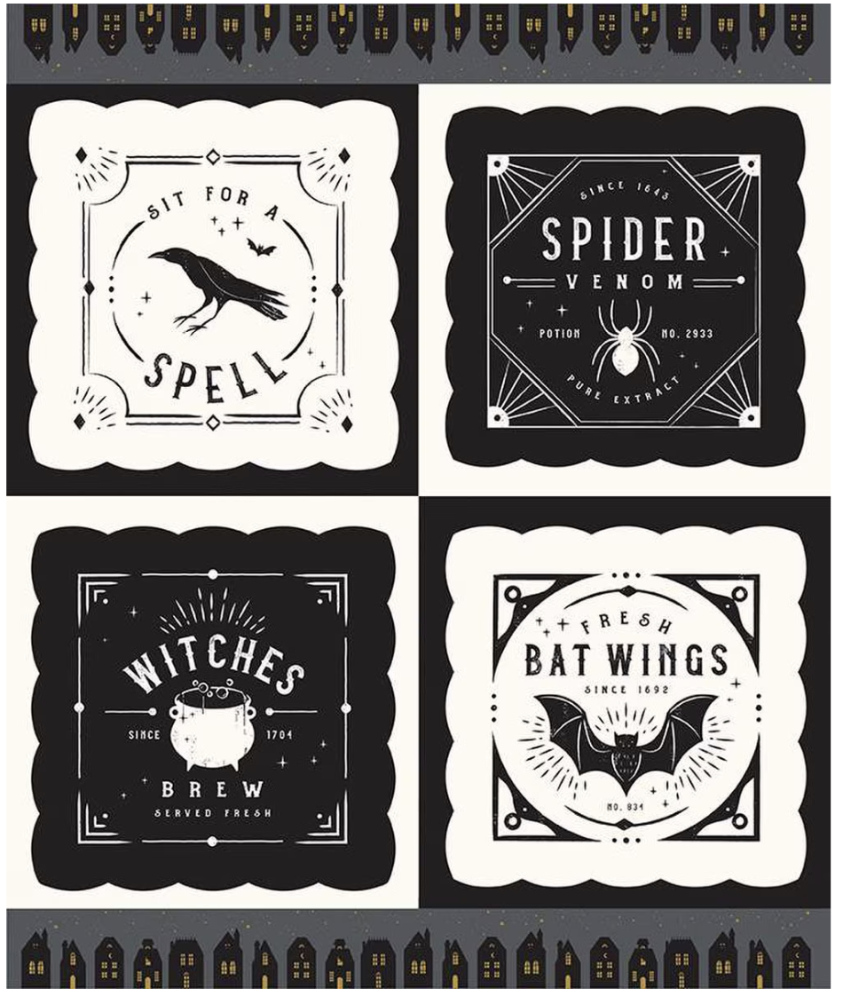 Riley Blake | Sophisticated Halloween Pillow Panel